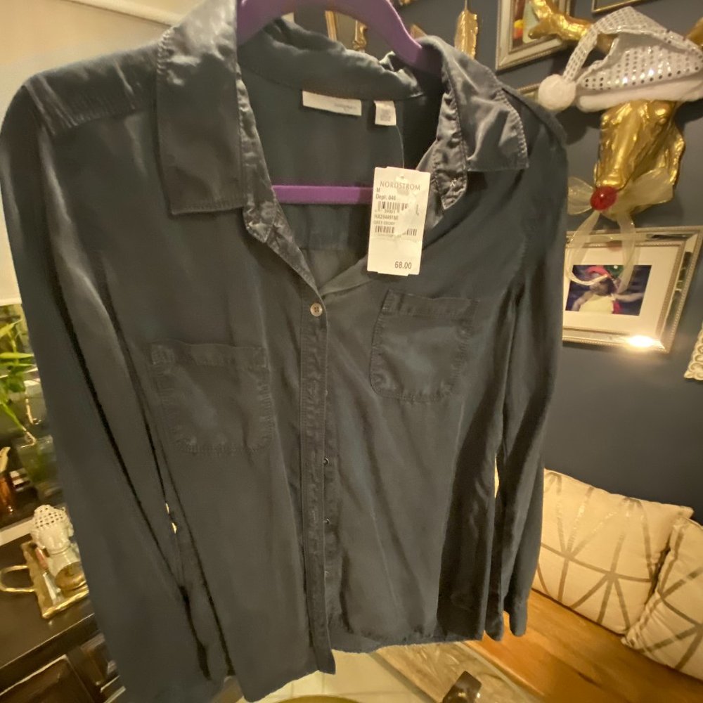 Nordstrom, Halogen - NWT Boyfriend Button Down (M)